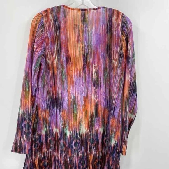 Lucky & Coco  Womens Size M Boho Beaded Colorful Statement Swim Coverup Tunic - Picture 3 of 9